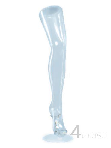 Gamba Donna trasparente con supporto