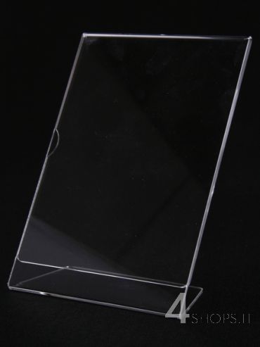 Porta prezzi in plexiglass formato A4