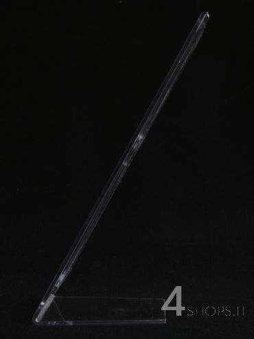 Porta prezzi in plexiglass formato A4