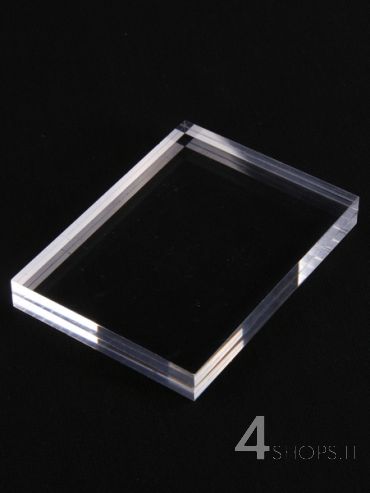 Porta prezzi a due lastre in plexiglass