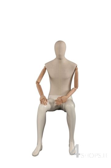 MAN.UO COUT.ECRU'/BIANCO SED. - FRONTE