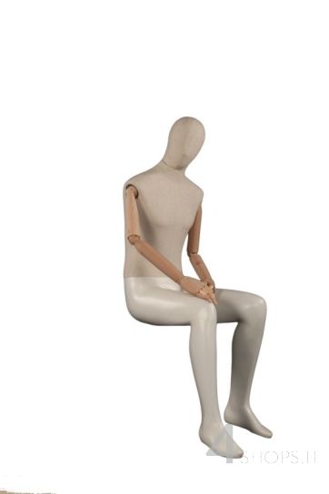 MAN.UO COUT.ECRU'/BIANCO SED. - FRONTE