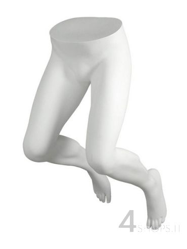 Gambe Uomo da parete precolorate bianco