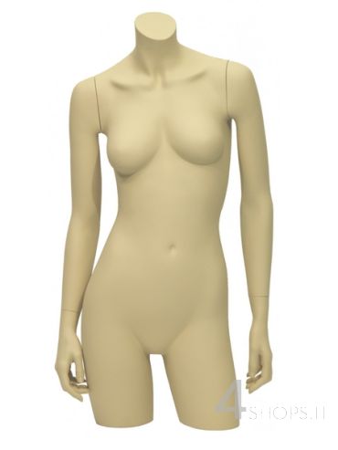 Torso Donna tinta naturale completo di braccia