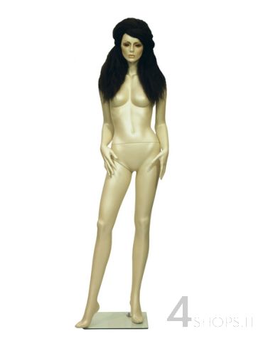 Manichino Donna realistico madreperla con parrucca pos.3977