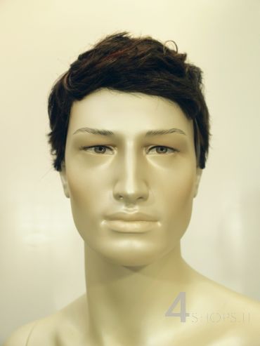 Manichino Uomo realistico madreperla con parrucca pos.2950