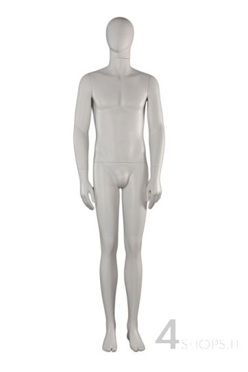 Manichino uomo con testa e collo amovibili Posizione 1 - Fronte