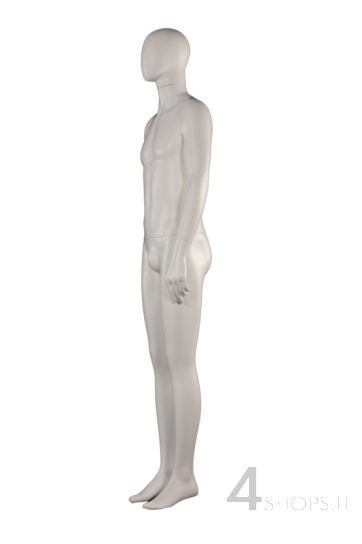 Manichino uomo con testa e collo amovibili Posizione 1 - Fronte