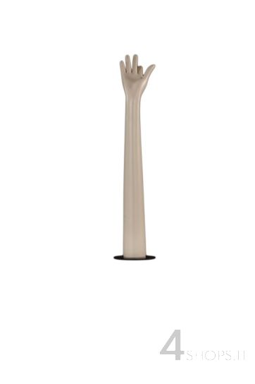 BRACCIO ESPOSITORE H.63 CM. CON BASE IN METALLO COLL.A1 - LATO