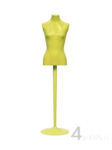 Busto Donna Bonaveri in vinile verde completo di base