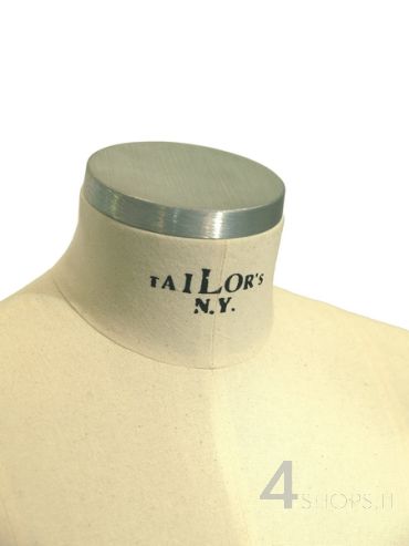 Busto sartoriale Donna rivestito in tessuto beige