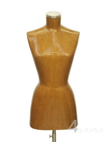 Busto Donna anticato rivestito in carta