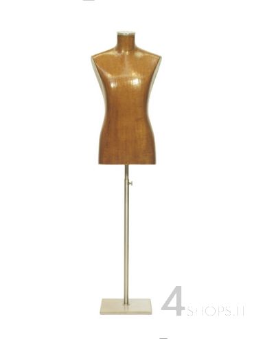 Busto Uomo anticato rivestito in carta