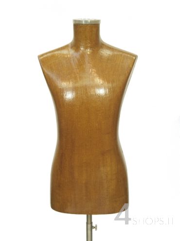 Busto Uomo anticato rivestito in carta