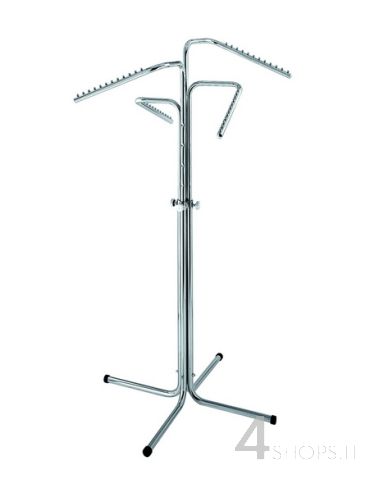 Stender cromato a 4 bracci inclinati
