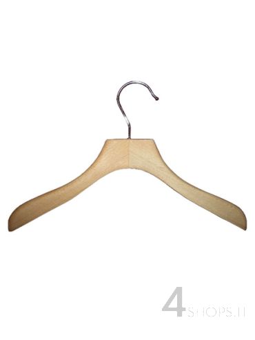 Gruccia capospalla bimbo cm 26 legno di faggio - Fronte