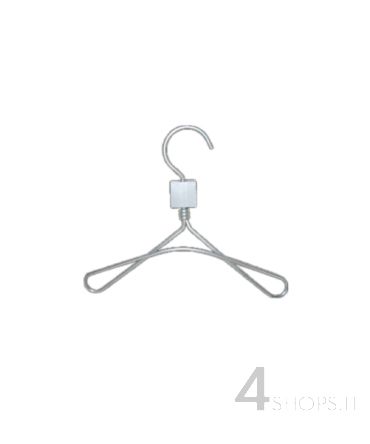 Gruccia bimbo cm 20 in alluminio - Fronte