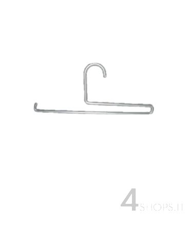 Gruccia porta pantaloni bimbo cm 30 in alluminio - Fronte