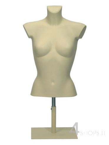 Busto Donna Maglieria Avorio Opaco