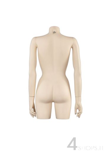 Torso Donna avorio completo di braccia - Fronte