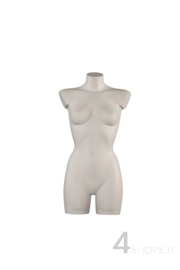Torso Donna Laccato Bianco (fronte)