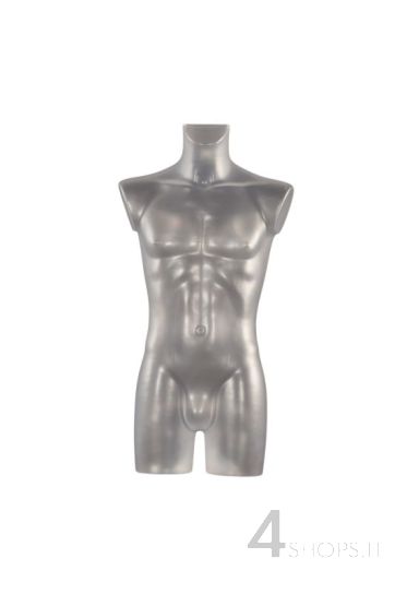 Torso Uomo trasparente opaco - Fronte