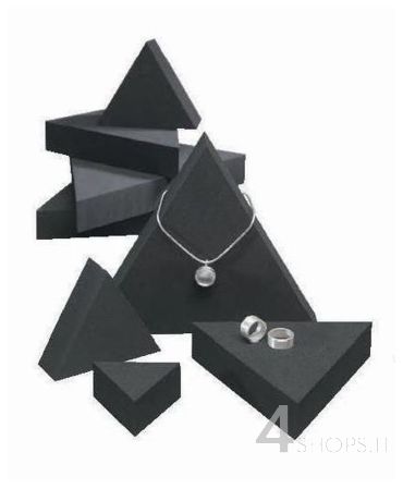 Set 3 display a triangolo per gioielli