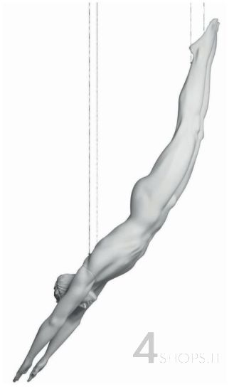 Manichino uomo Nuoto Tuffi Kevin