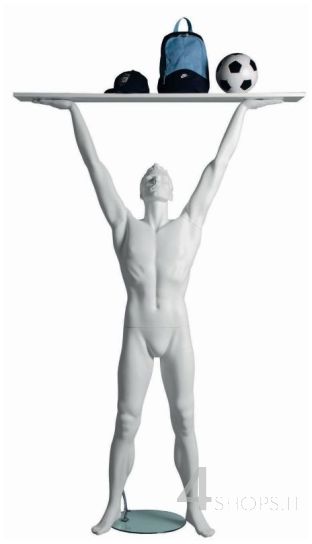 Manichino uomo Sollevamento pesi Kevin