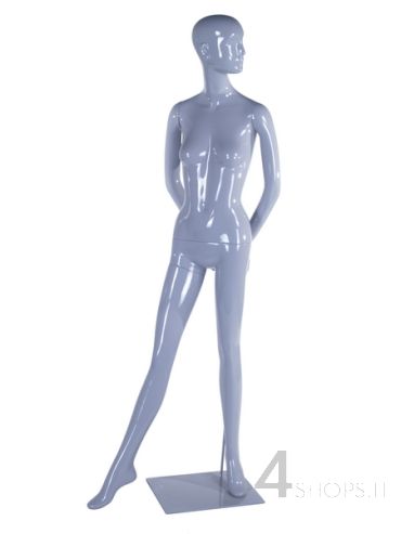 Manichino Donna Schlappi Bonaveri pos.2206, finitura grigio lucido