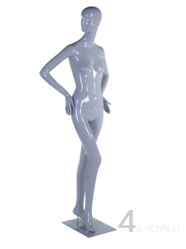 Manichino Donna Schlappi Bonaveri pos.2226, finitura grigio lucido