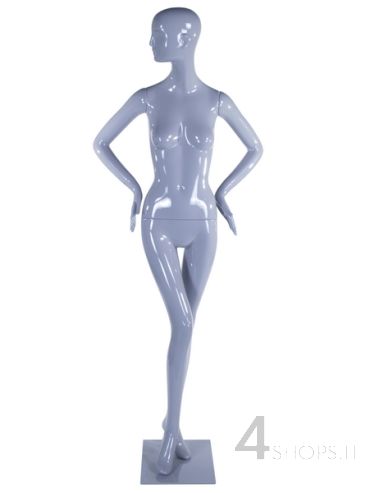 Manichino Donna Schlappi Bonaveri pos.2226, finitura grigio lucido