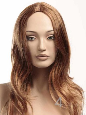 Parrucca donna rame chiaro liscia