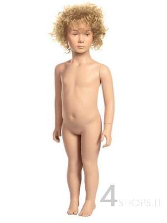 Manichino bambino 2 anni realistico con make up, pos.2C