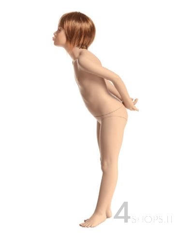 Manichino bambina 4 anni realistico con make up, pos.4E