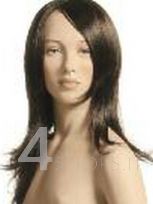 Parrucca castana bambina 12 anni liscia