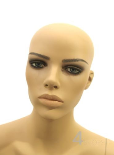 Manichino Donna tg.42 realistico seduto con make up e parrucca