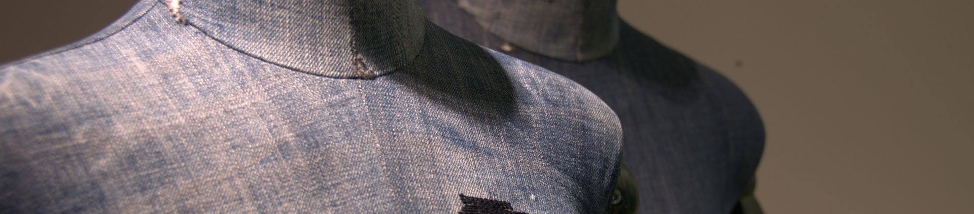 Busti rivestiti in tessuto